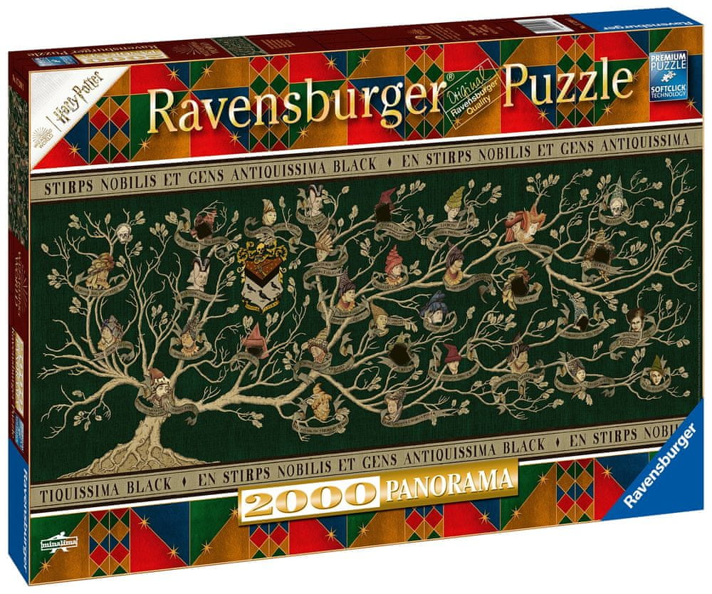 Ravensburger Harry Potter: Rodokmen 2000 dielikov Panorama